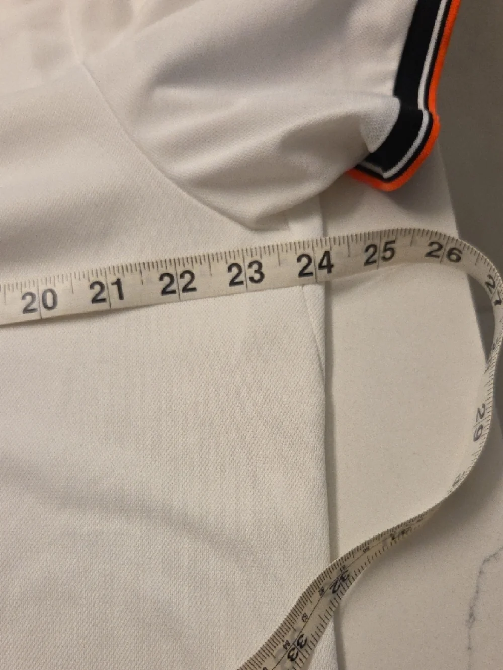 2015 Roger Federer Edition Nike White Polo with Black‎ Collar and Orange Swoosh